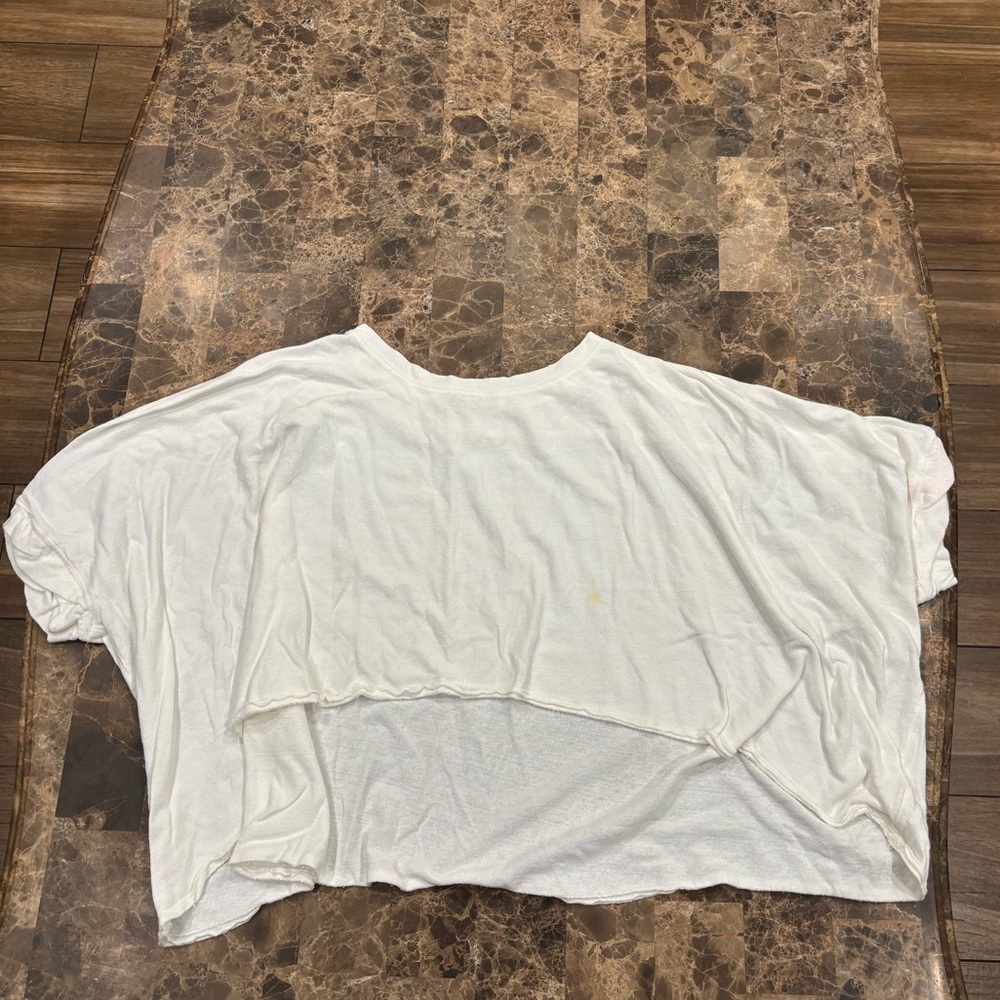 We The Free White Crop Top